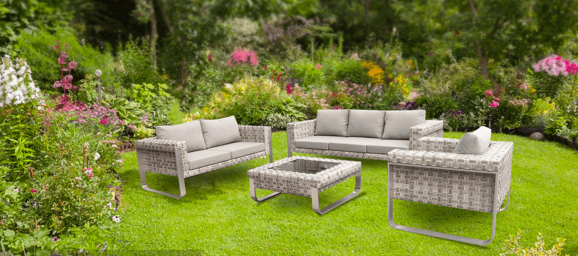 Wicker Modular Outdoor Sofa